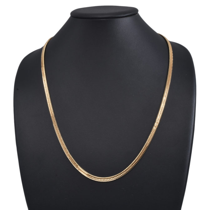 K18 18金 喜平ネックレス 12面カット トリプ 28g 55cm