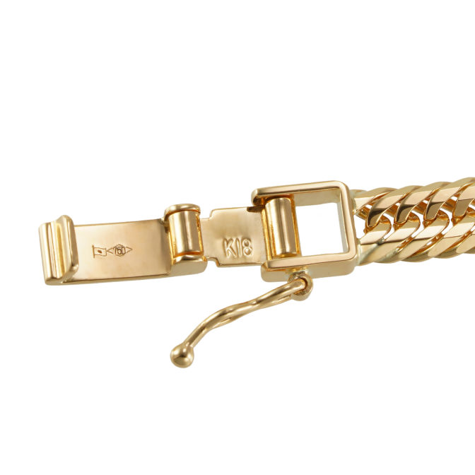 K18 18金 喜平ネックレス 12面カット トリプル 33g 55cm