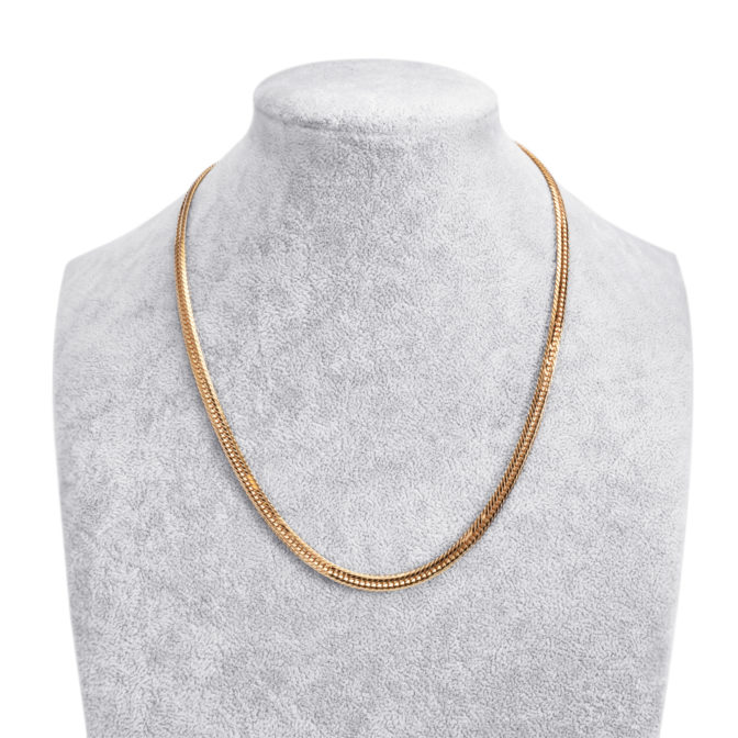 K18 18金 喜平ネックレス 12面カット トリプル 33g 55cm