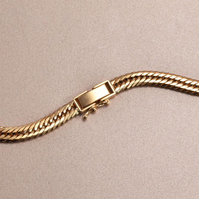 K18 18金 喜平ネックレス 12面カット トリプル 33g 55cm