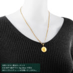 K24 純金 コインペンダント グリフォン 1/10oz シンプルフレーム