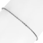 Pt850 プラチナ ロープ チェーン ブレスレット 2mm幅