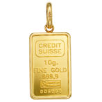 K24 純金 インゴット ペンダント リバティ 自由の女神 10g シンプルフレーム