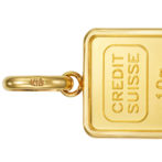 K24 純金 インゴット ペンダント リバティ 自由の女神 10g シンプルフレーム