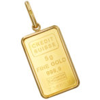 K24 純金 インゴット ペンダント リバティ 自由の女神 5g シンプルフレーム