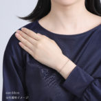 Pt850 プラチナ スクリュー チェーン ブレスレット 1.7mm幅