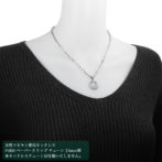 Pt999 純プラチナ ツバルホース コインペンダント 1/25oz デザインフレーム No.01