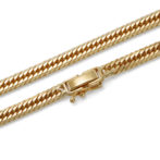 K18 18金 喜平アンクレット 14面 Mカット トリプル 10g 24cm 4.3mm幅