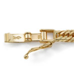 K18 18金 喜平アンクレット 14面 Mカット トリプル 10g 24cm 4.3mm幅