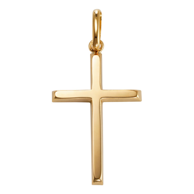 K18 ゴールド クロス ペンダントトップ No.01