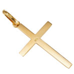 K18 ゴールド クロス ペンダントトップ No.01