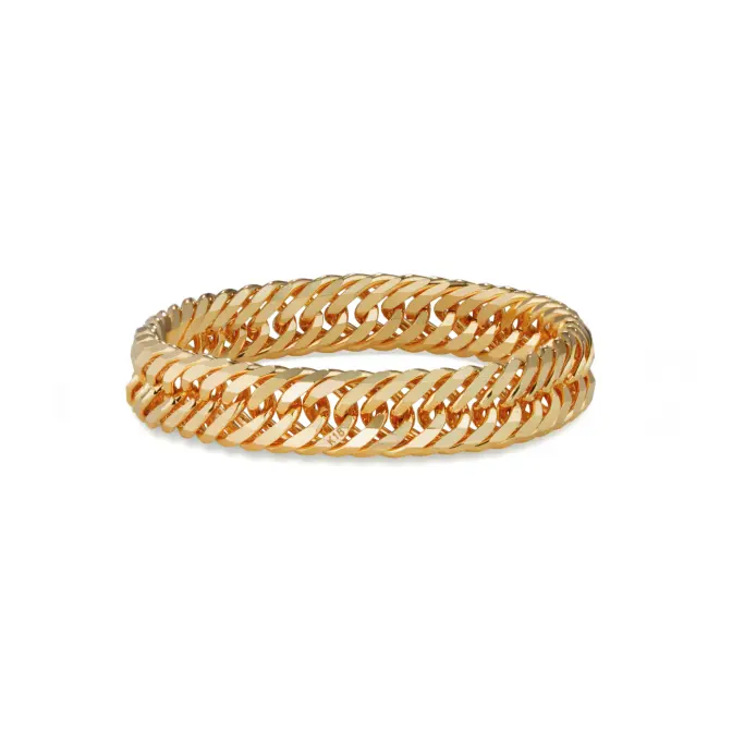 K18 喜平リング 12面トリプル 3.1mm幅 ソフトタイプ