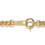 K18 18金 スパイクチェーン ネックレス 2.5mm幅