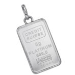 Pt999 プラチナ インゴット ペンダント リバティ 自由の女神 5g Pt850 シンプルフレーム