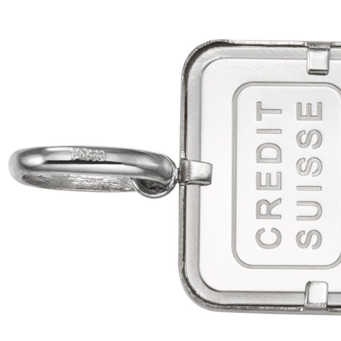 Pt999 プラチナ インゴット ペンダント リバティ 自由の女神 5g Pt900 シンプルフレーム 爪枠