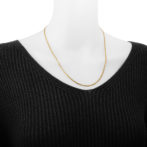 18金 K18 喜平ネックレス 12面トリプル 6g 50cm 2.2mm幅